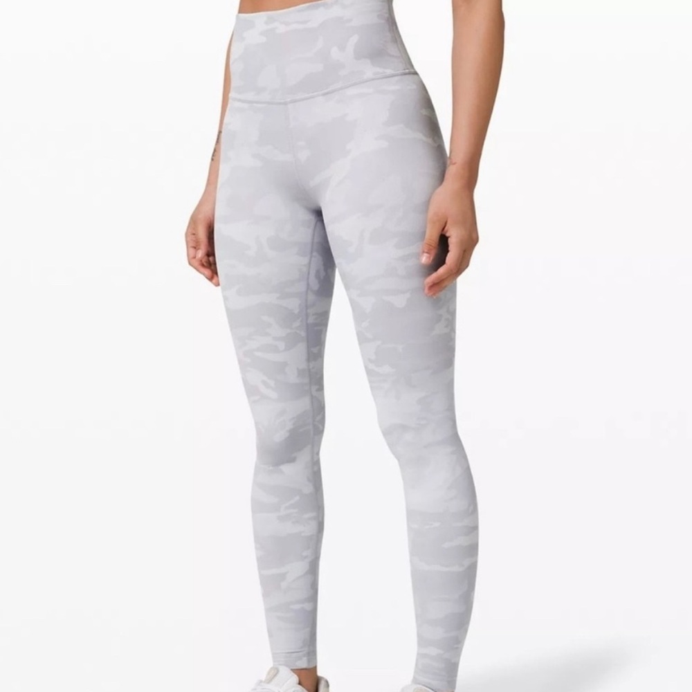 Lululemon white camo soul cycle leggings